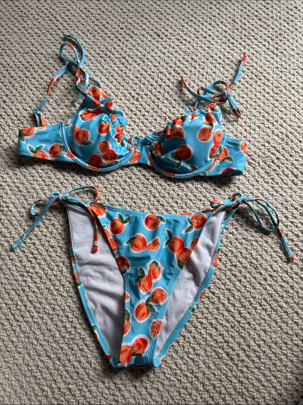NWOT Wild Fable Peach Bikini Set
